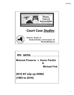 Court Case Studies