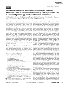 Structure of Framework Aluminum Lewis Sites and Perturbed