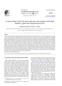 A neural model of how the brain represents and compares multi