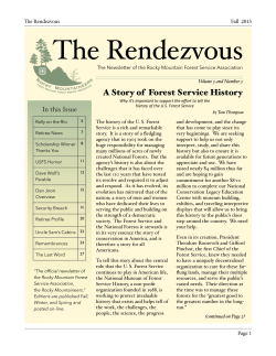 Fall 2015 - Rocky Mountaineers Retirees Association