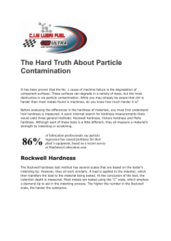 CIM Particle Contaminations Overview