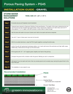 green innovations Porous Paving System – PG45