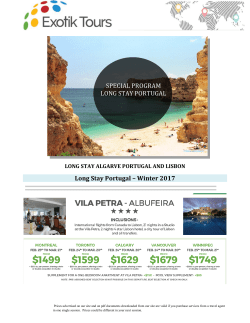 Portugal Algarve Long stay February /March