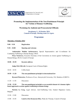 Programme - Coe - Council of Europe