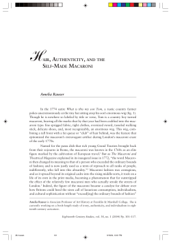 Hair, Authenticity, and the Self