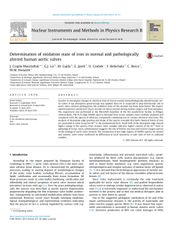 Determination of oxidation state of iron in normal and pathologically