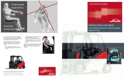 Linde 39X Series Brochure