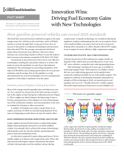 Innovation Wins: Driving Fuel Economy Gains with New Technologies