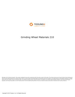 Grinding Wheel Materials 210