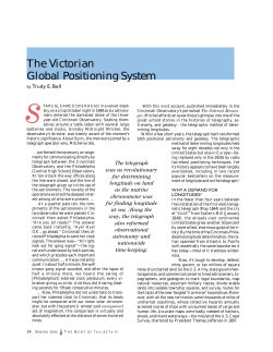 The Victorian Global Positioning System