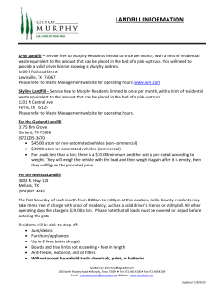 landfill information