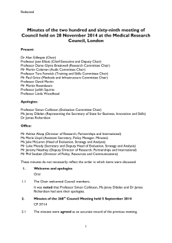 Minutes of the two hundred and sixty