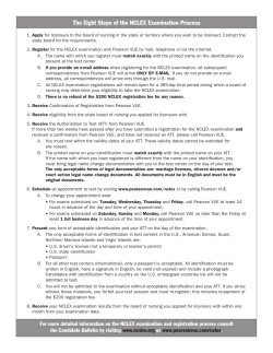 The Eight Steps of the NCLEX Examination Process