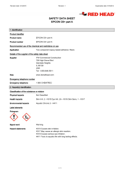 SAFETY DATA SHEET EPCON C6+ part A