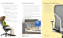 Ergonomics Adjustment Brochure