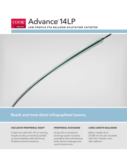 Advance&reg;14LP - Cook Medical