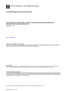 The occultation of Surrealism - Research Explorer