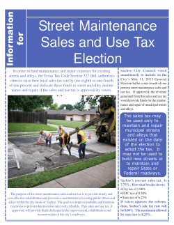 street tax charter info.pmd