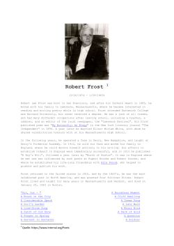 Robert Frost 1
