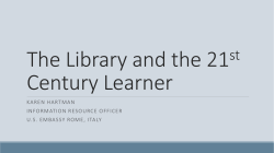 The Library and the 21st Century Learner