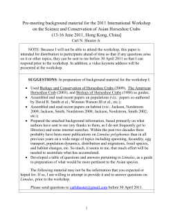 Pre-meeting background material for the 2011 International