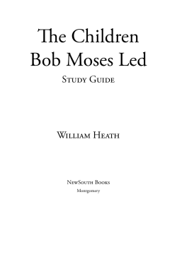 The Children Bob Moses Led