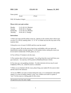 Exam 1 answers: version B