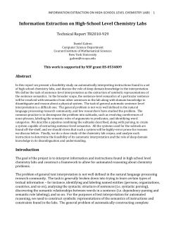Chem Lab Report - NYU Computer Science