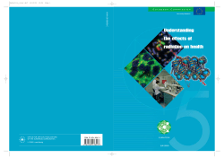 Understanding the effects of radiation on health