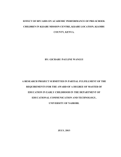 Effect of HIV/AIDS on academic performance of