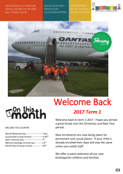 February 2017 - North Kiama OOSH