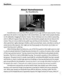 Homelessness - Watervliet City Schools