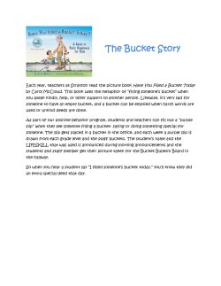 The Bucket Story