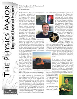 June 2015 - Department of Physics and Astronomy