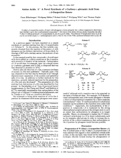 A Novel Synthesis of y-Carboxy-L-glutamic Acid from L-5