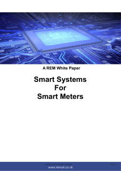 Smart Systems For Smart Meters