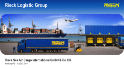 Rieck Logistic Group - Tandem Global Logistics