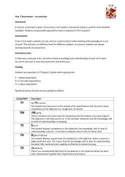 7Y 7M 7S 7H 7X - The Campion School