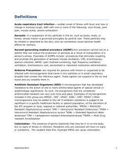 IPC Continuing Care Resource Manual Glossary