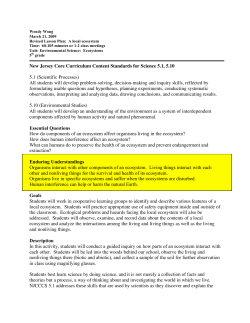 Revised Lesson Plan - Penn Arts and Sciences