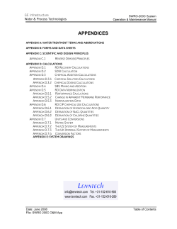 Appendix A