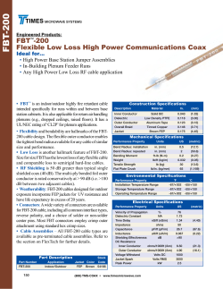 FBT -200 - Times Microwave