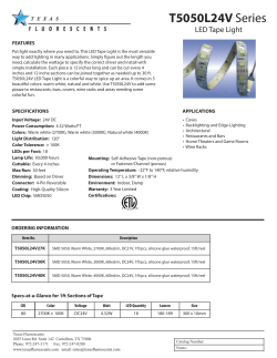 T5050L24V Series - Texas Fluorescents