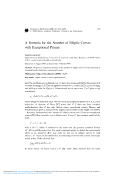 A Formula for the Number of Elliptic Curves with Exceptional Primes