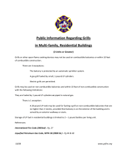 Public Information Regarding Grills in Multi