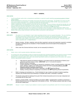 part 1 - general - Master Painters Institute