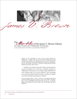 James V. Brown - Lycoming College