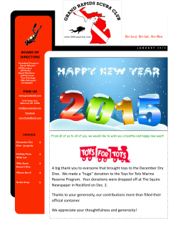 January Newsletter, 2015
