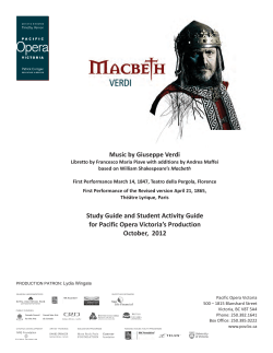 POV Macbeth Guide - Pacific Opera Victoria