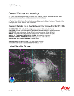 Current Watches and Warnings - Catastrophe Insight
